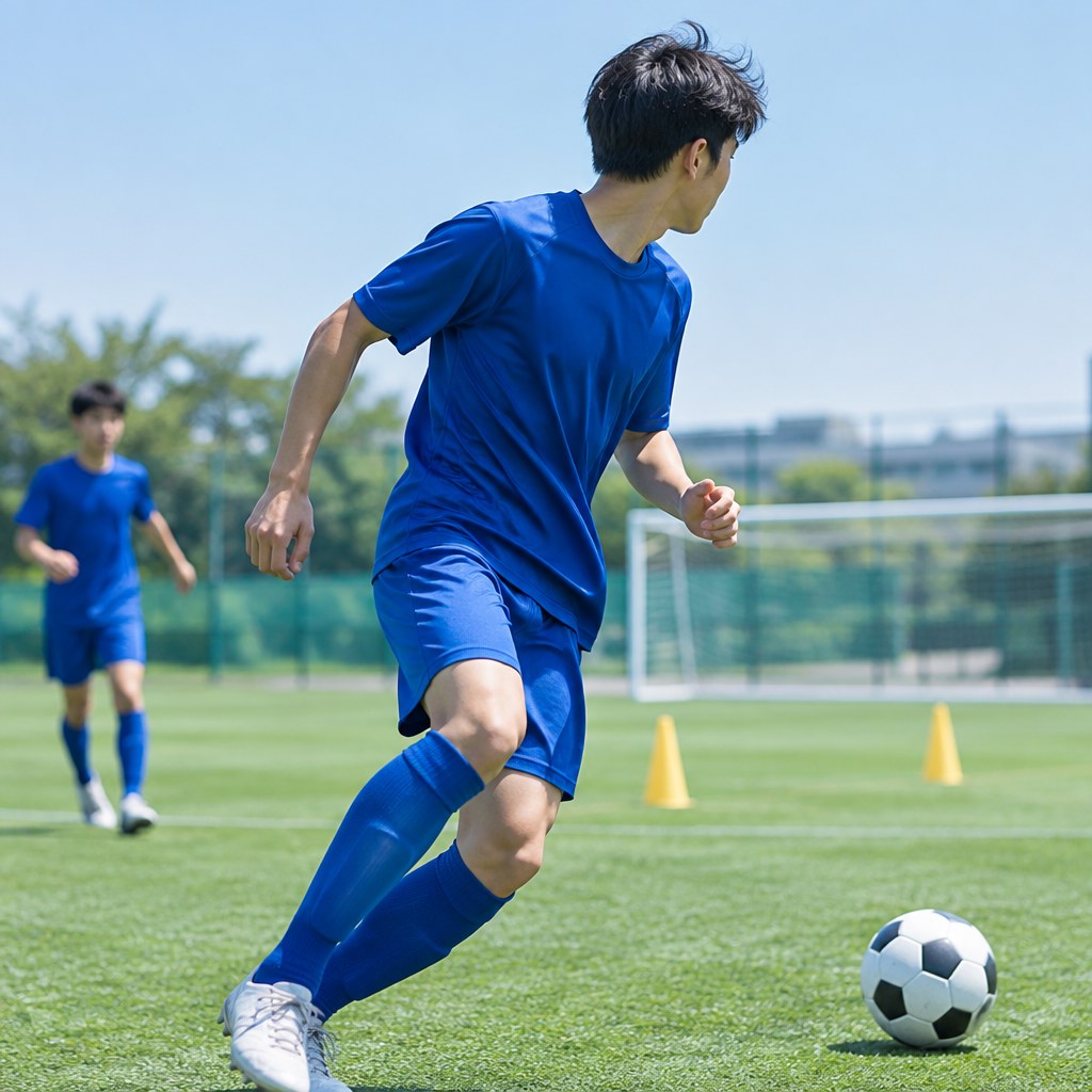 サッカーの首振りで見るべき5つの情報|高校生必見の練習法