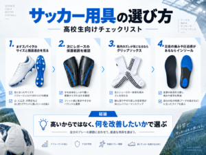 高校生向けサッカー用具の選び方チェックリスト