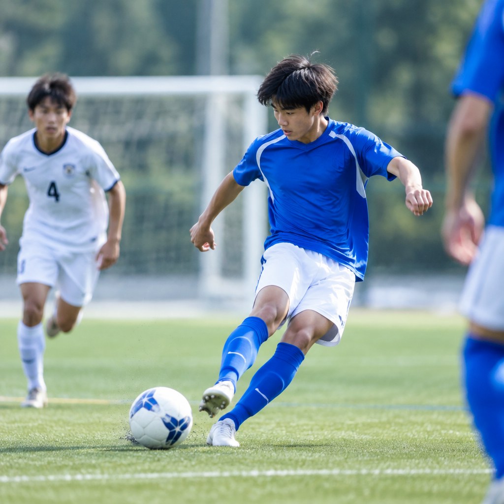 判断を含めたサッカーのフィニッシュ練習
