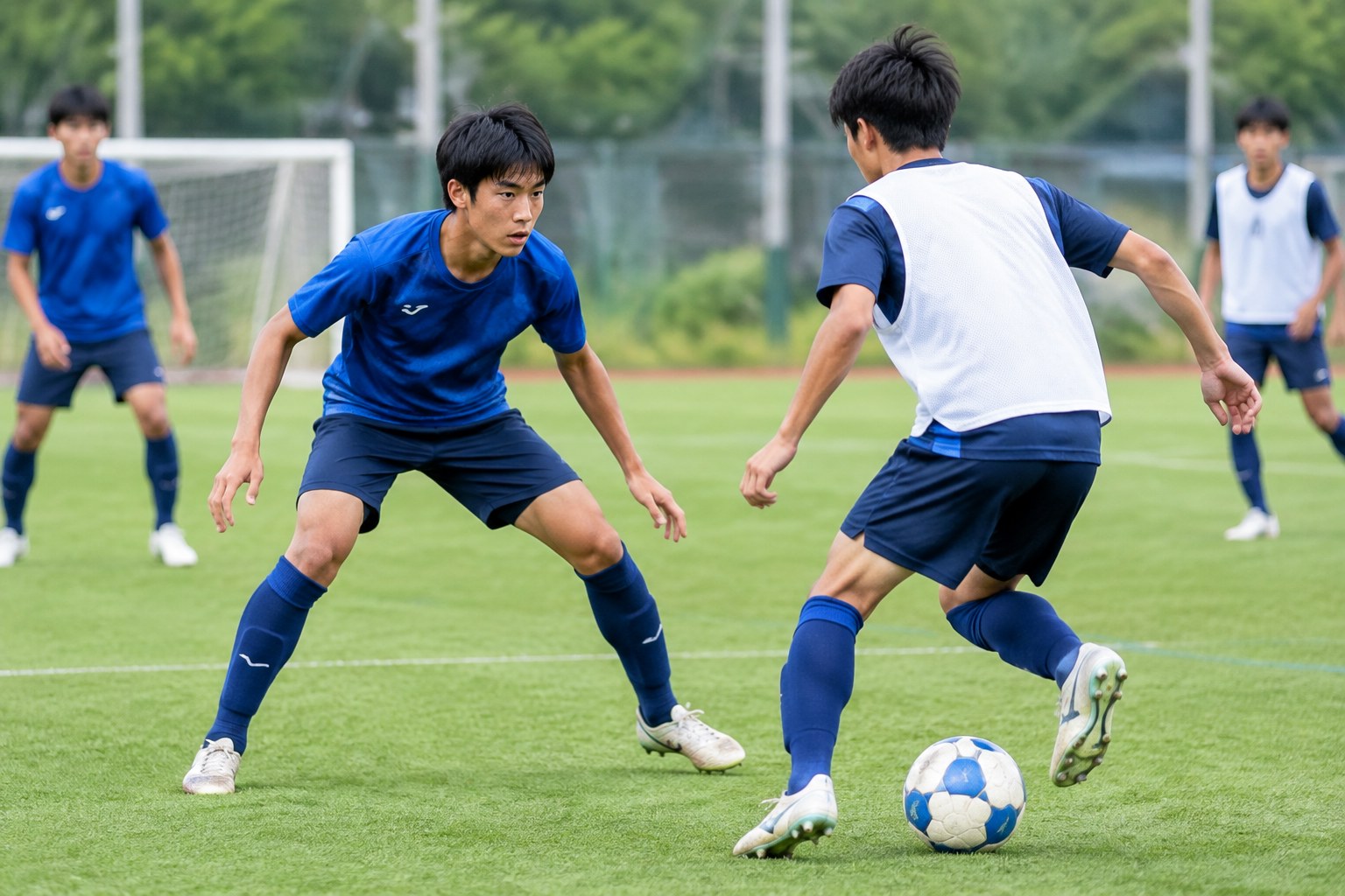 サッカーの対人守備を鍛える1対1トレーニング