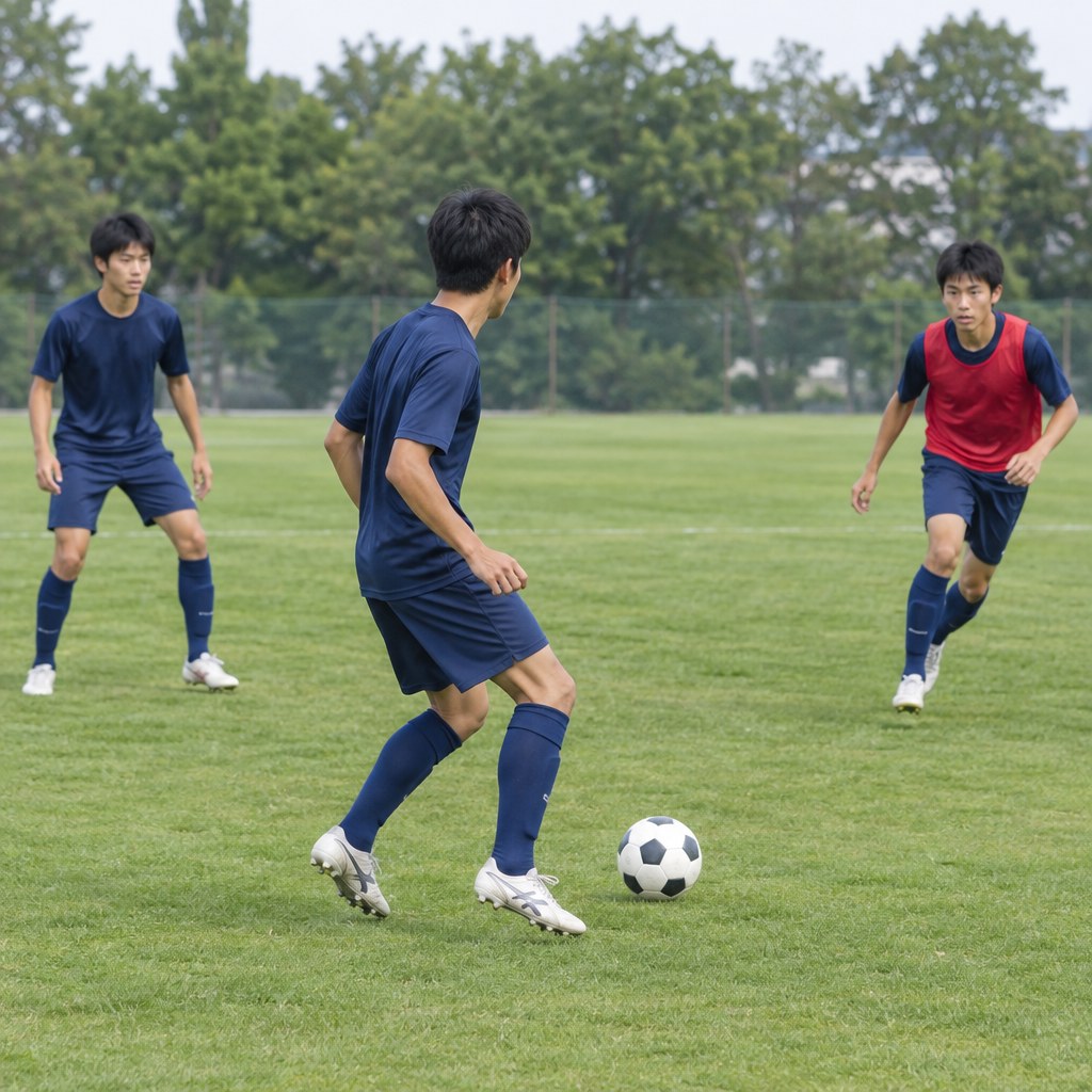 周りを見る時にまず見るものとして、寄せる相手を確認する選手