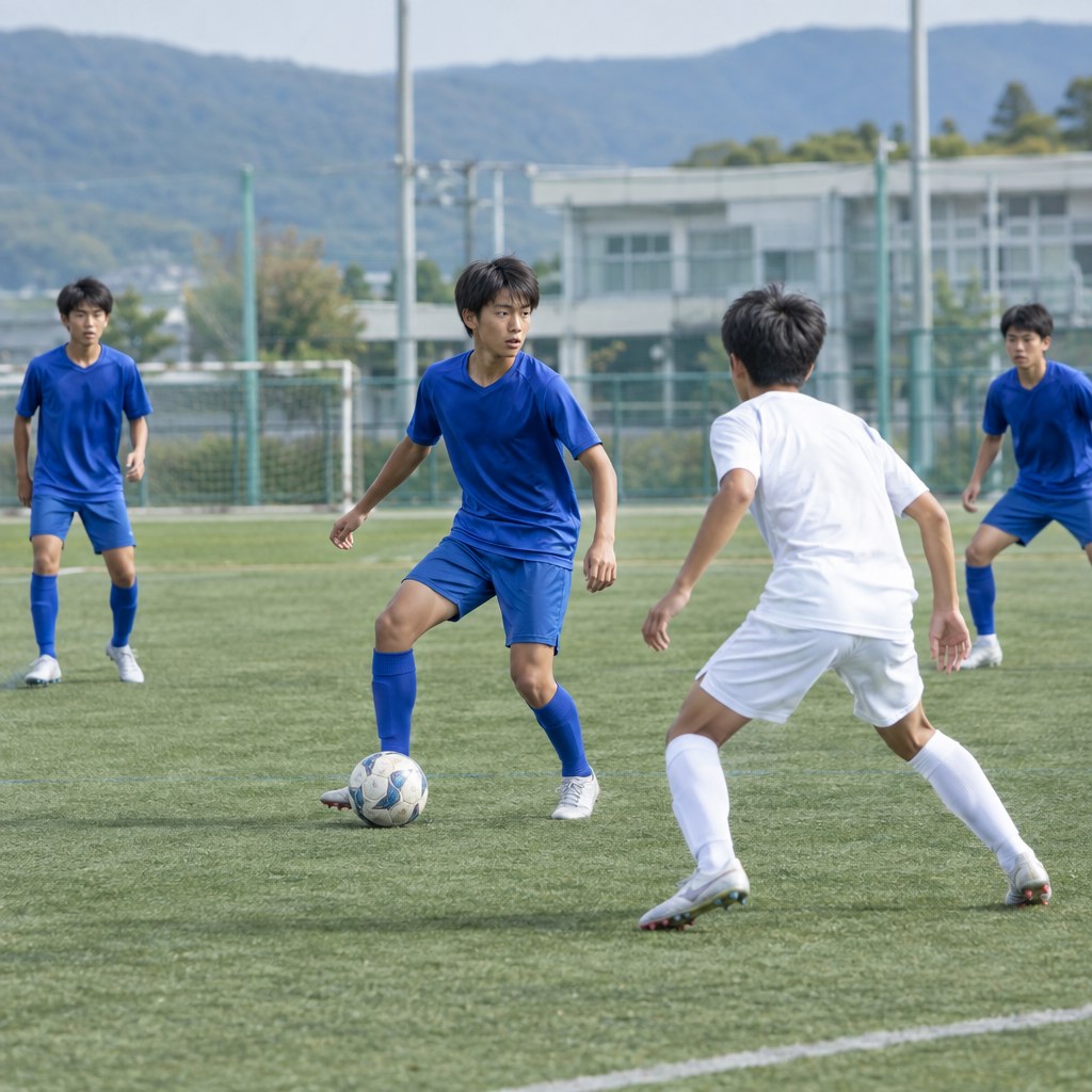 パスが読まれやすい選手の特徴を考える高校サッカーの練習